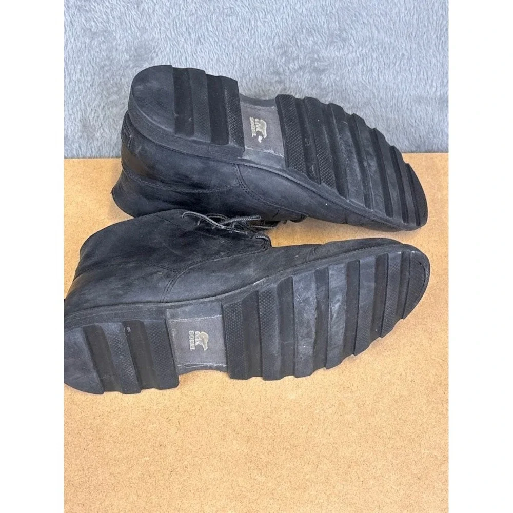 SOREL Madson ll Chukka Leather Lace Up‎ Boots Black Mens Size 10 NM2786-011